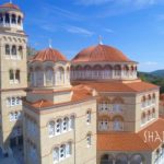 ShanTVision SEO Webdesign and drone aerial video and photography Monastery of Saint Agios Nektarios , Aegina, Greece